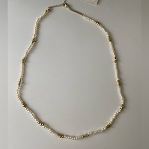 Kendra Scott Dainty Pearl & Gold Necklace